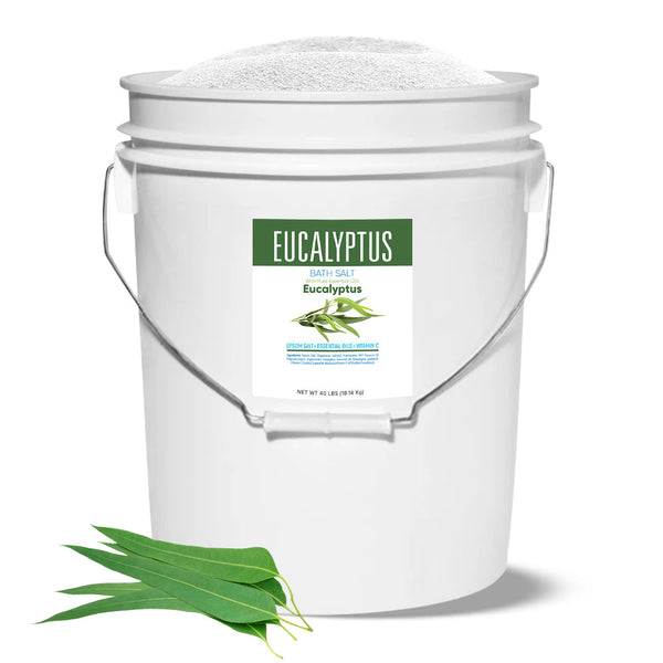 Epsom Salt Eucalyptus Bath Soak Bulk Bucket (40 LBS) Better Bath