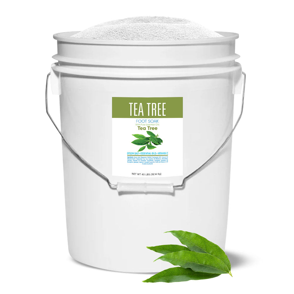 Tea Tree Foot Soak - Bulk Bucket (40 LBS)