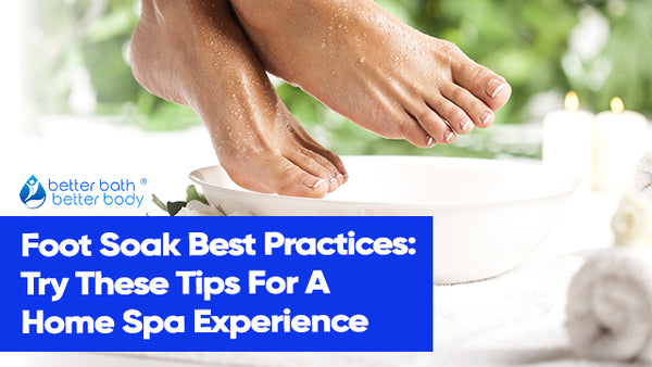 Heel to toe foot soak top
