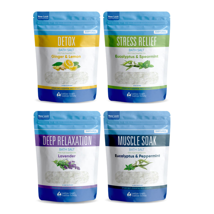 4-Pack Bath Salts Sampler
