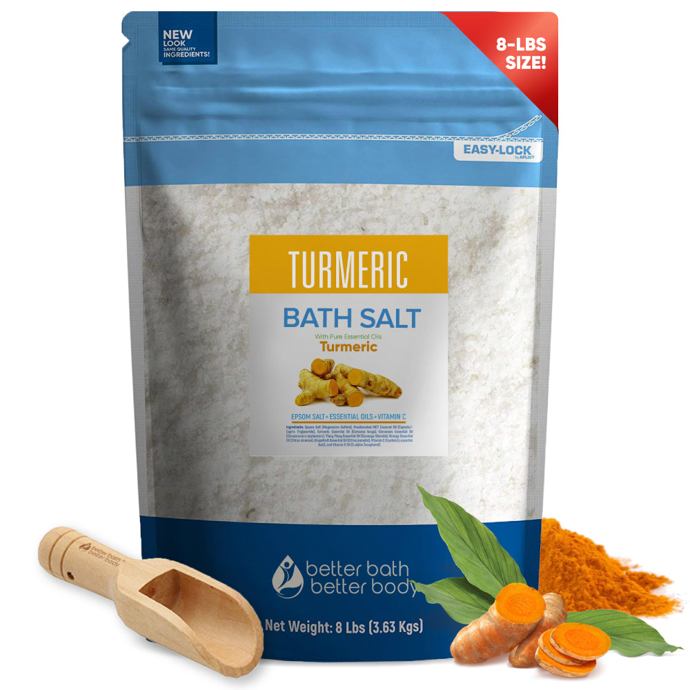 Epsom Salt Turmeric Bath Salt - Epsom Salt Better Bath Better Body