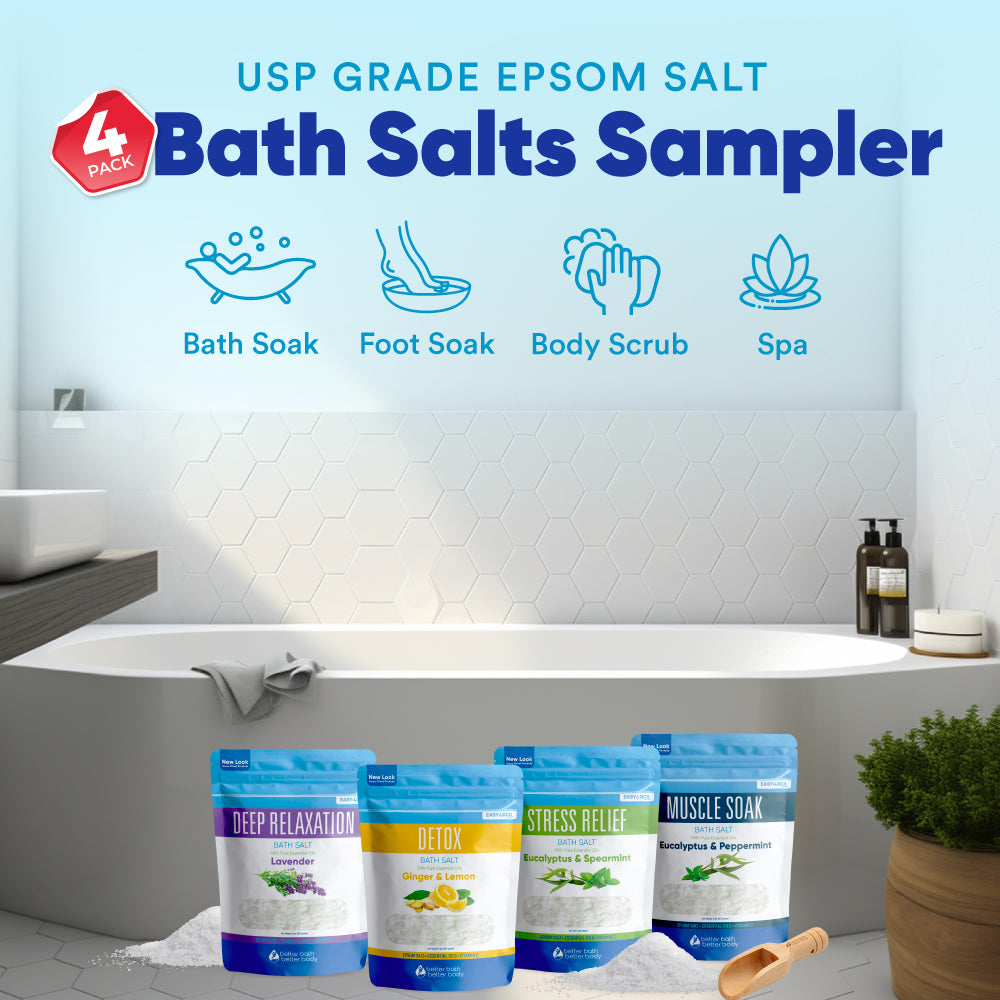 4-Pack Bath Salts Sampler