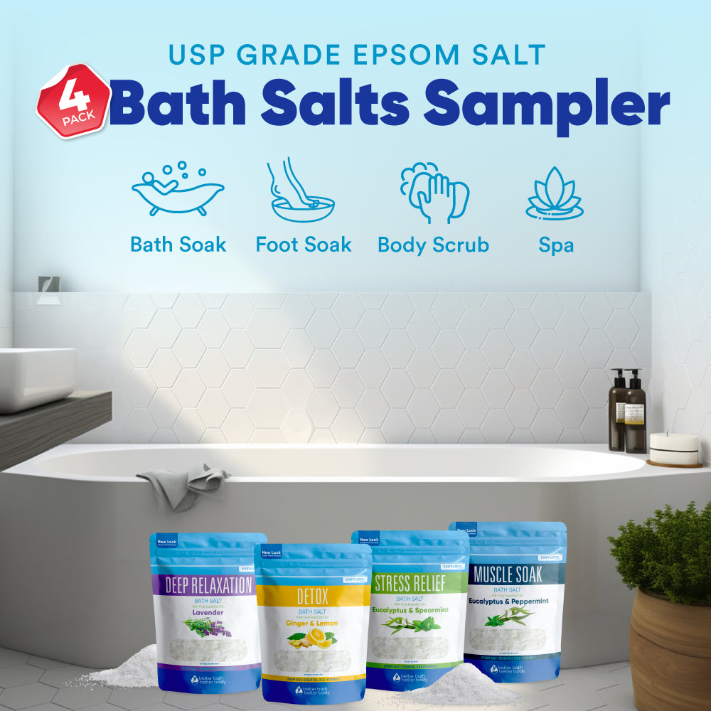 4-Pack Bath Salts Sampler