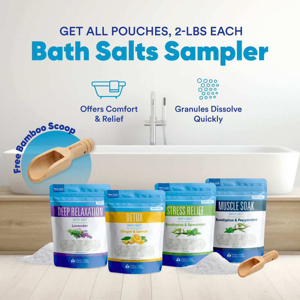 4-Pack Bath Salts Sampler