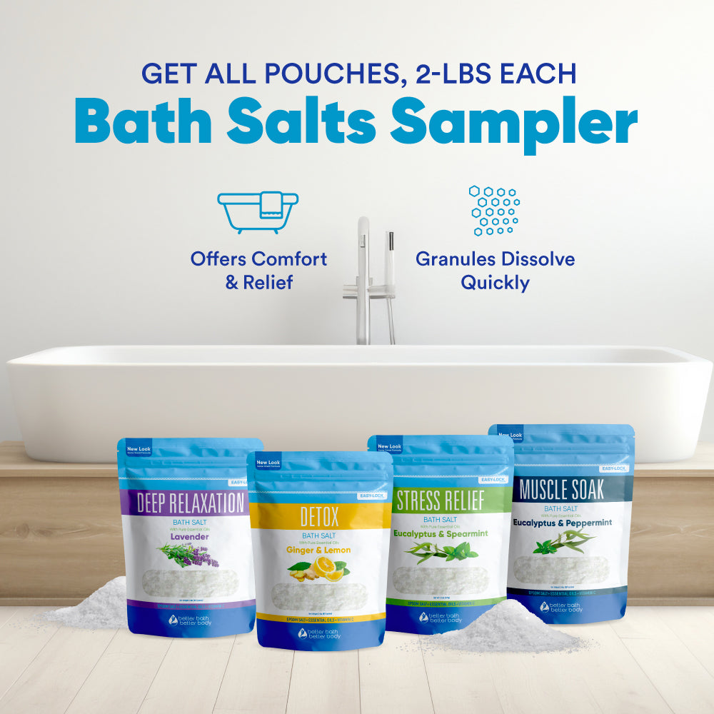 4-Pack Bath Salts Sampler
