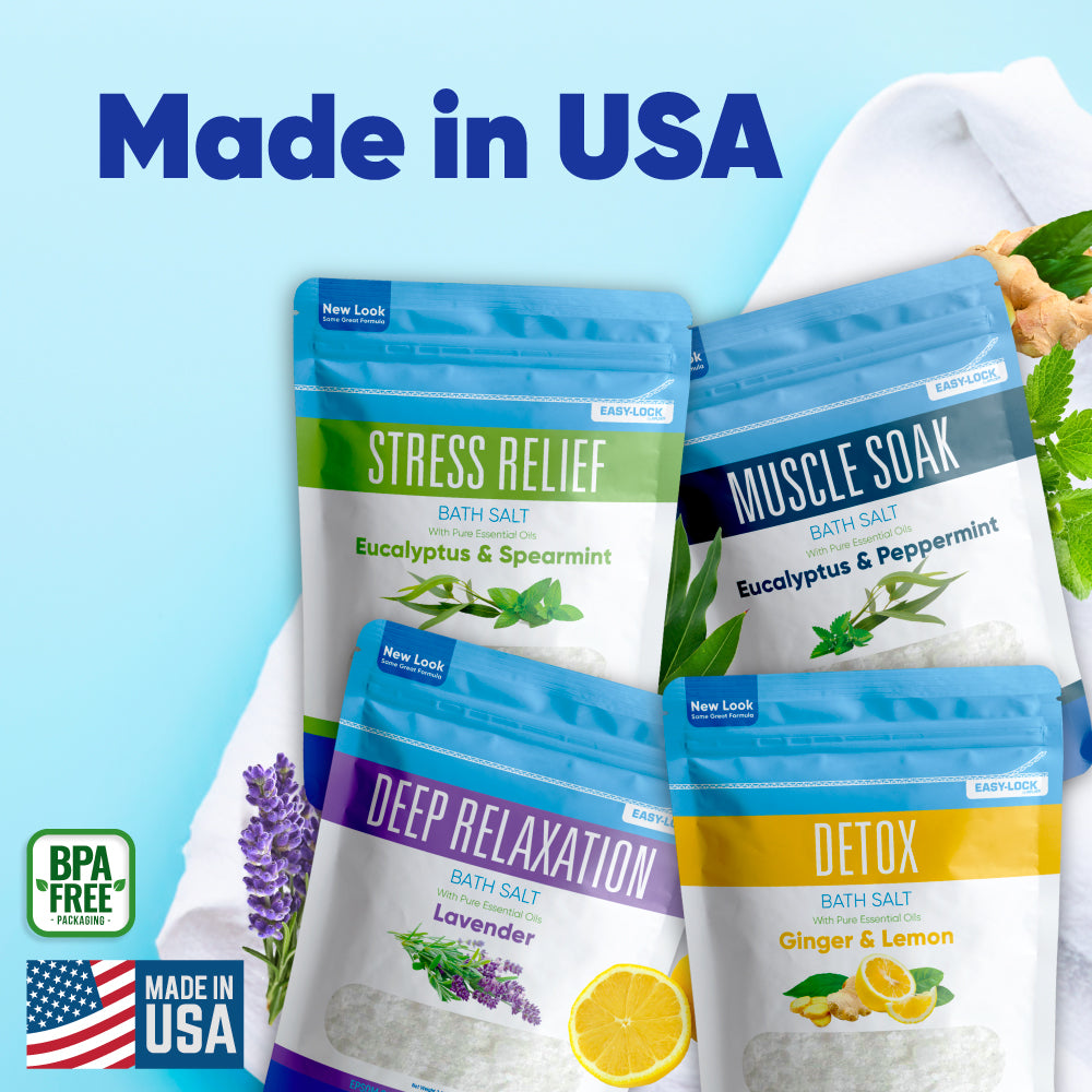 4-Pack Bath Salts Sampler