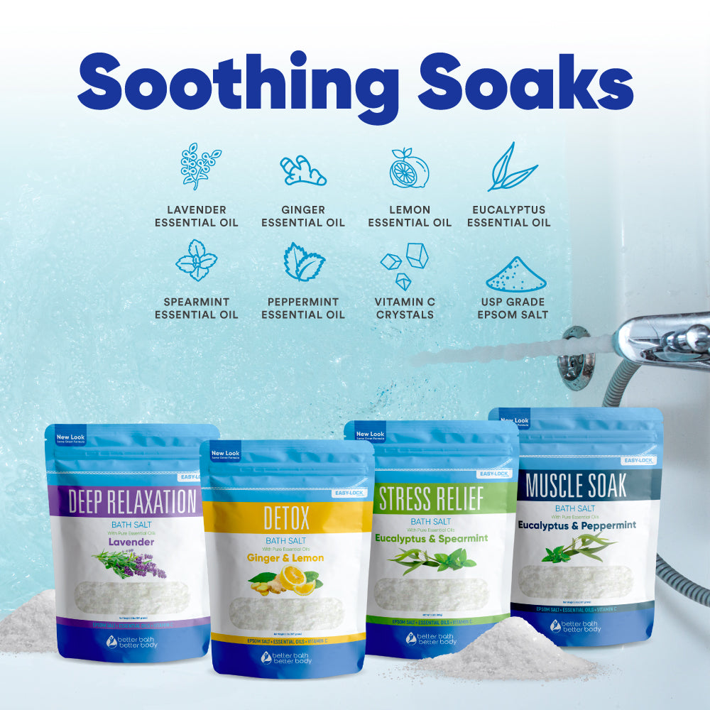 4-Pack Bath Salts Sampler