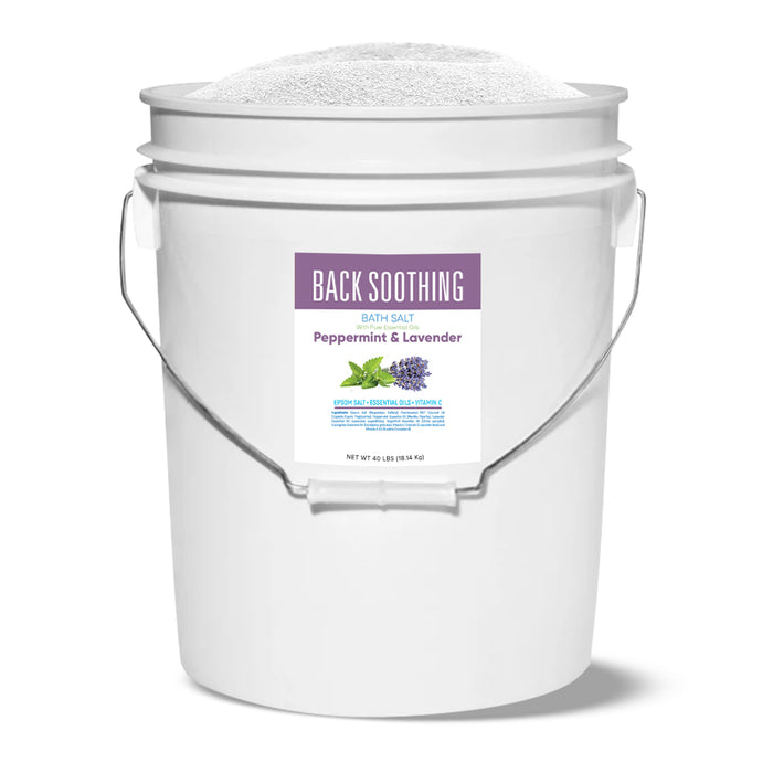 Back Soothing Bath Soak - Bulk Bucket (40 LBS)
