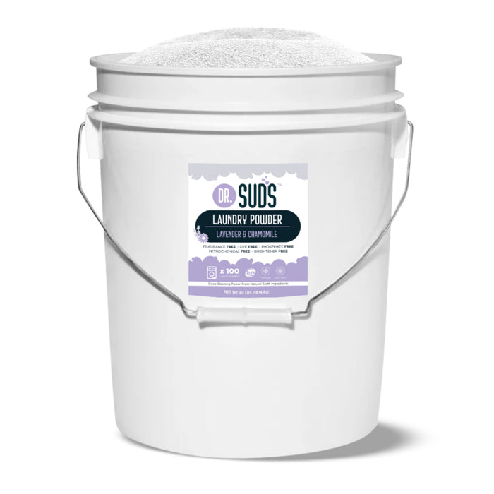 Bulk Size Dr Suds Laundry Powder Lavender - Bulk Bucket (40 LBS)