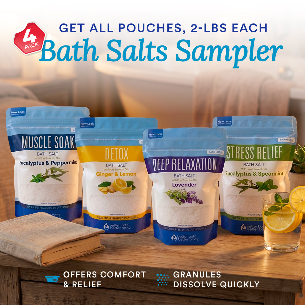 4-Pack Bath Salts Sampler