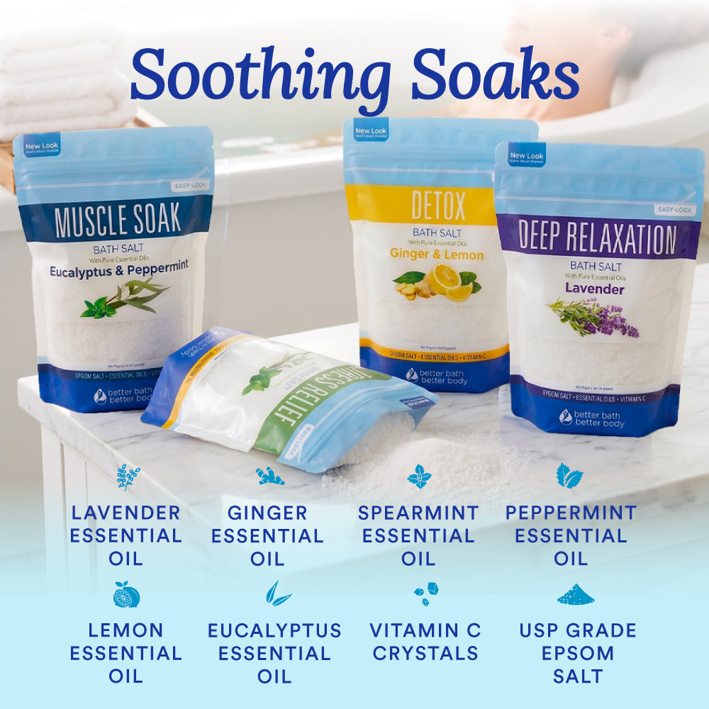 4-Pack Bath Salts Sampler