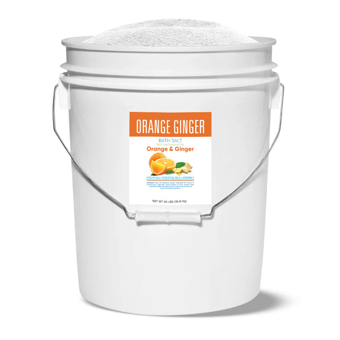 Orange Ginger Bath Soak - Bulk Bucket (40 LBS)