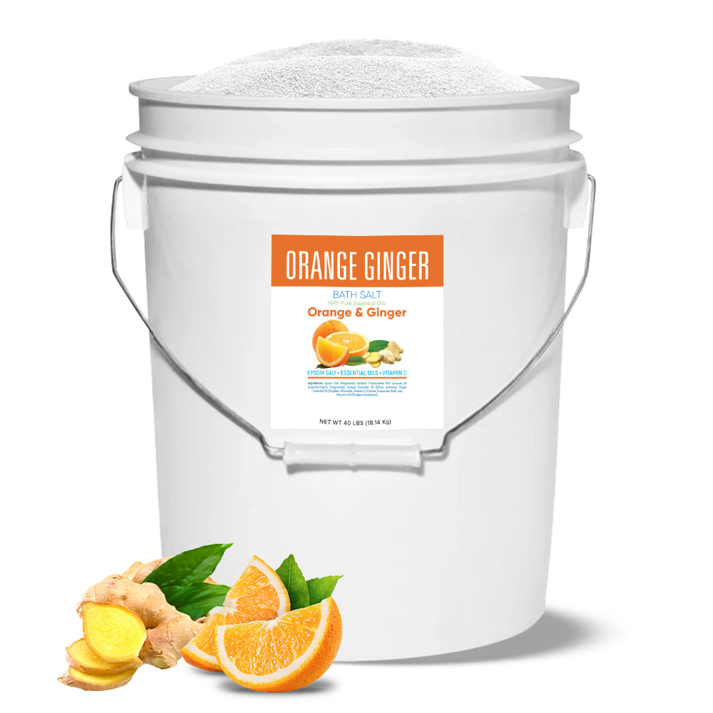 Orange Ginger Bath Soak - Bulk Bucket (40 LBS)