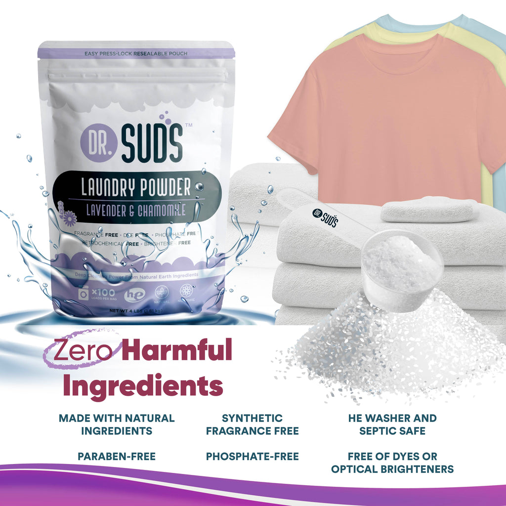 Dr Suds Natural Laundry Powder Lavender