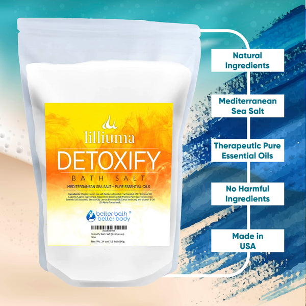 Lilliuma Detoxify Bath Salt - Buy Online – Better Bath Better Body