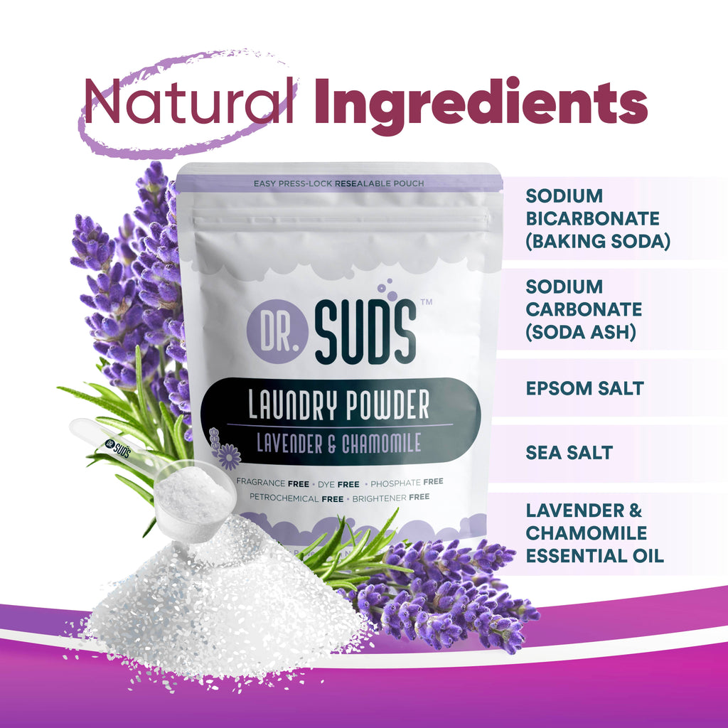 Dr Suds Natural Laundry Powder Lavender