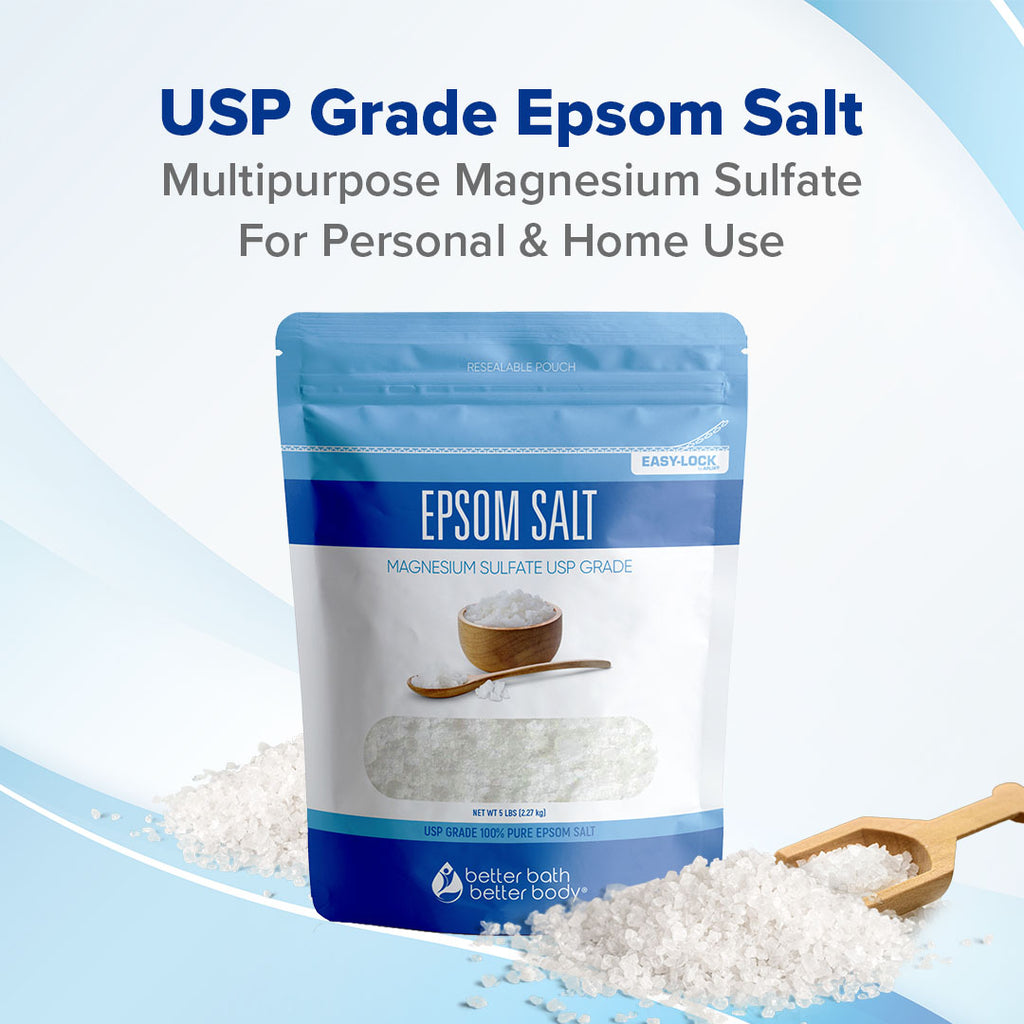Epsom Salt USP Grade (Plain Epsom Salt No Additives)