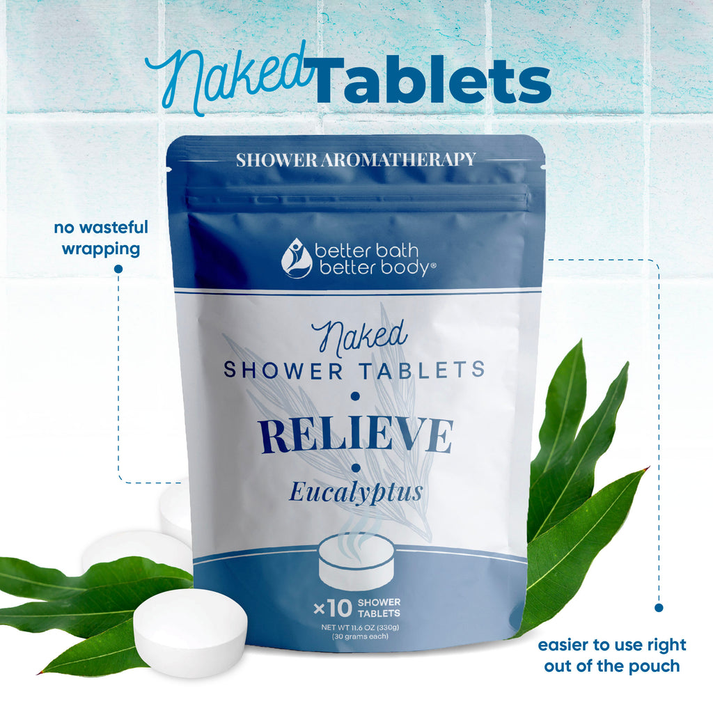 NEW Relieve Shower Tablets (10 Tablets)