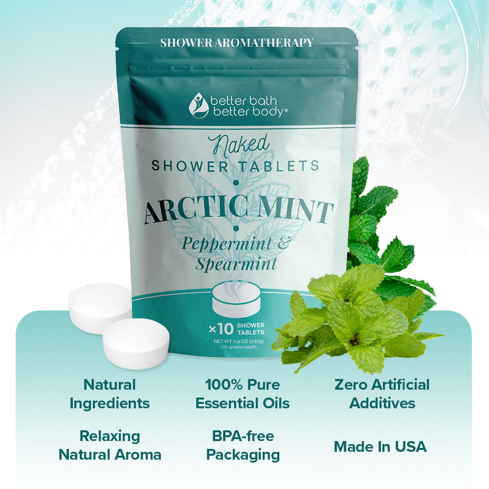 NEW Arctic Mint Shower Tablets (10 Tablets)