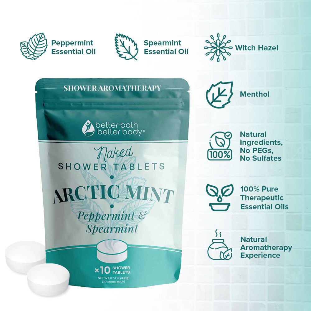 NEW Arctic Mint Shower Tablets (10 Tablets)