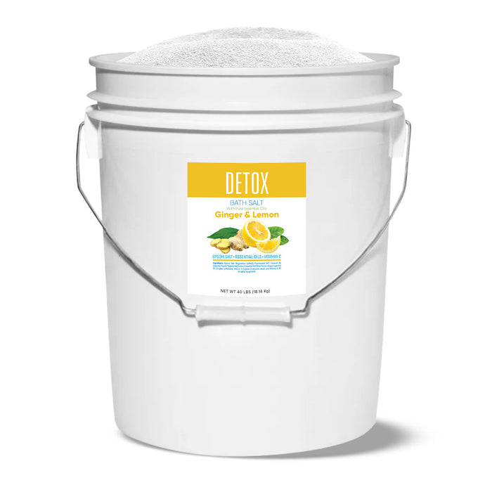 Bulk Size Detox Bath Salt - Bulk Bucket (40 LBS)