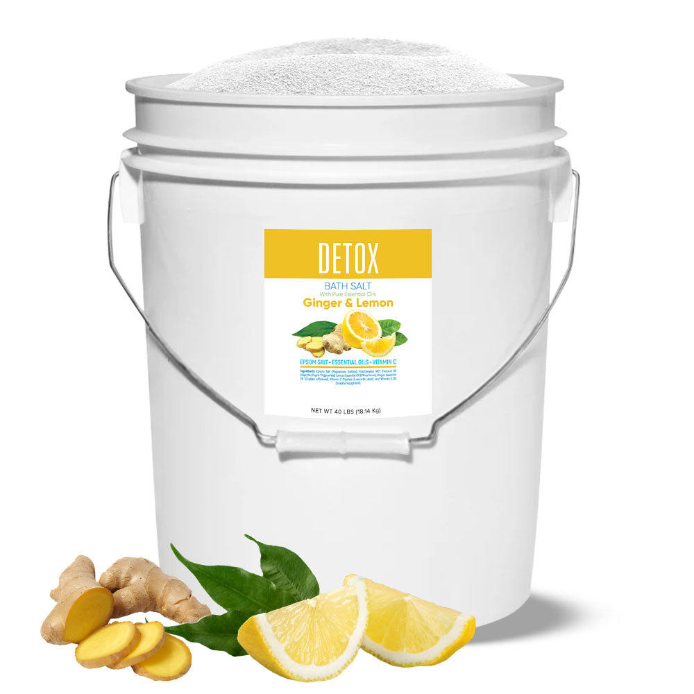 Bulk Size Detox Bath Salt - Bulk Bucket (40 LBS)