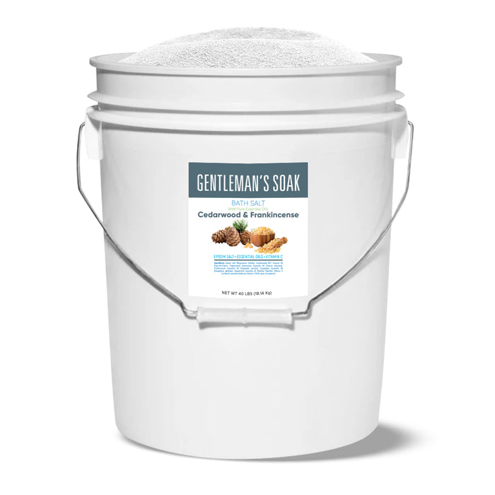 Gentleman's Bath Salt - Bulk Bucket (40 LBS)