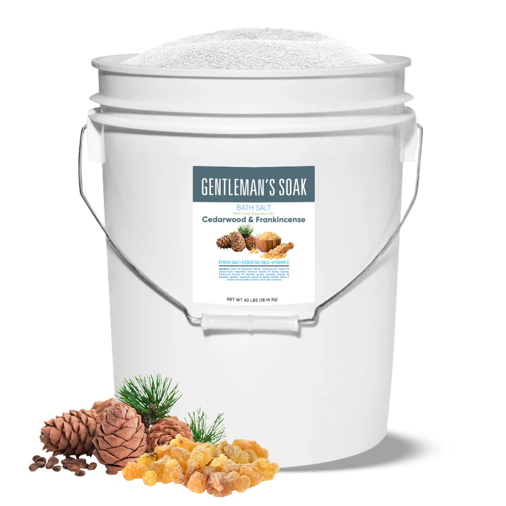 Gentleman's Bath Salt - Bulk Bucket (40 LBS)