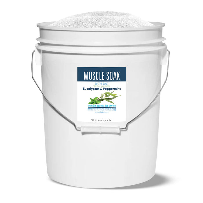 Muscle Bath Salt - Bulk Bucket (40 LBS)