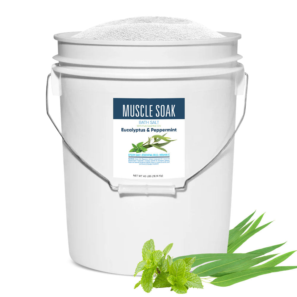 Muscle Bath Salt - Bulk Bucket (40 LBS)