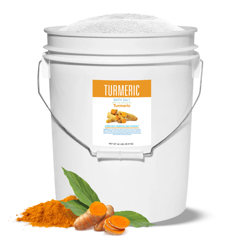 Turmeric Bath Salt - Bulk Bucket (40 LBS)