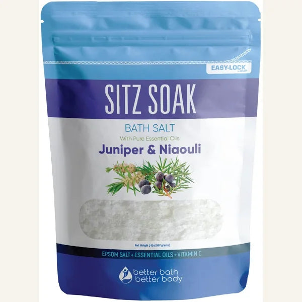 Front of the Sitz Bath Soak 2 lb pouch